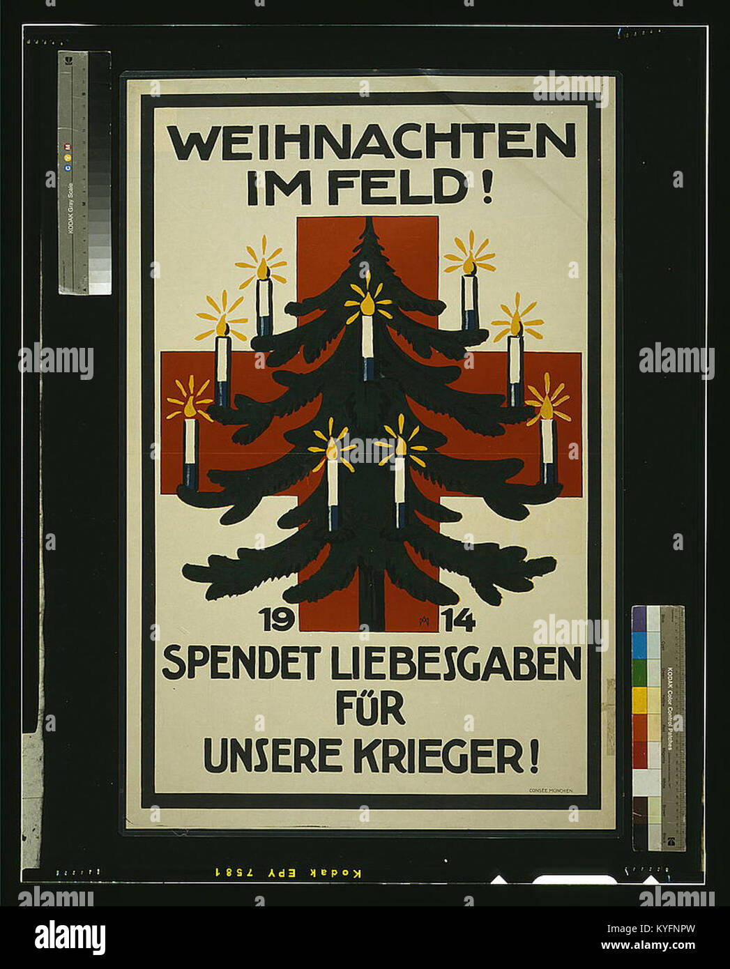 Ein Weihnachtsposter aus dem Ersten Weltkrieg aus dem Jahr 1914, in dem die Menschen aufgefordert werden, während des Krieges Geschenke für Soldaten zu spenden. Das Poster fängt den Kriegsgeist ein und ruft zur Unterstützung der Soldaten auf. Stockfoto Ein Weihnachtsposter aus dem Ersten Weltkrieg aus dem Jahr 1914, in dem die Menschen aufgefordert werden, während des Krieges Geschenke für Soldaten zu spenden. Das Poster fängt den Kriegsgeist ein und ruft zur Unterstützung der Soldaten auf. Stockfoto