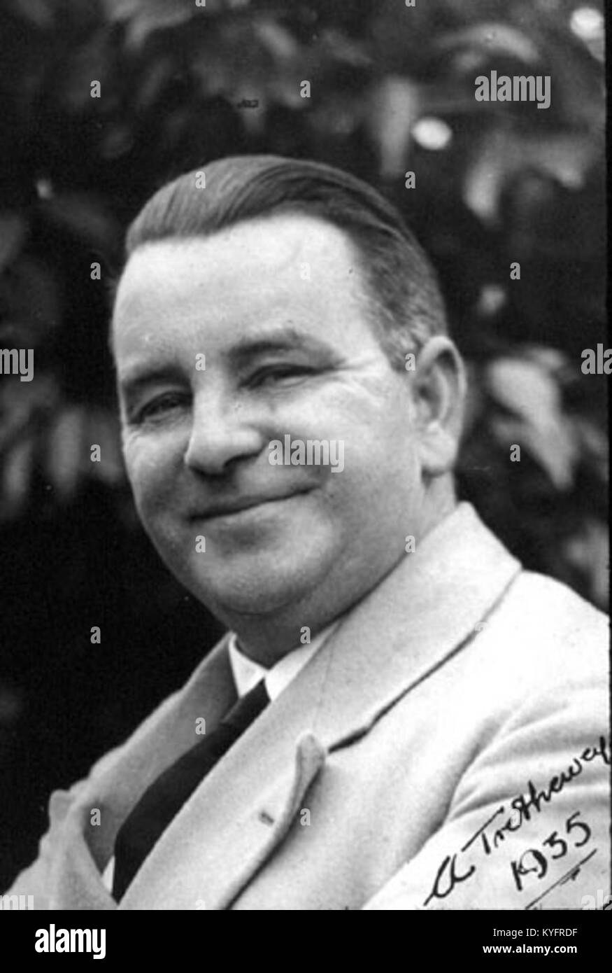 William Trethewey, 1935 Stockfoto