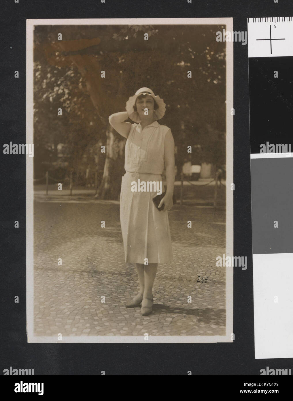 Porträt von Elida „Elly“ Eyde, das ihr Aussehen und ihre Bedeutung als historische Figur in Norwegen hervorhebt. Stockfoto