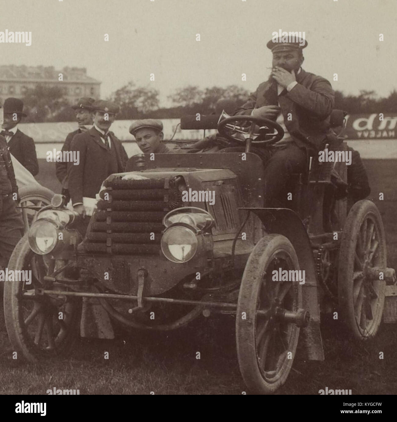 René de Knyff, Mayala du Paris-Bordeaux 1898 (Ici Deuxième En 1899, chauffeur Aristide) Stockfoto