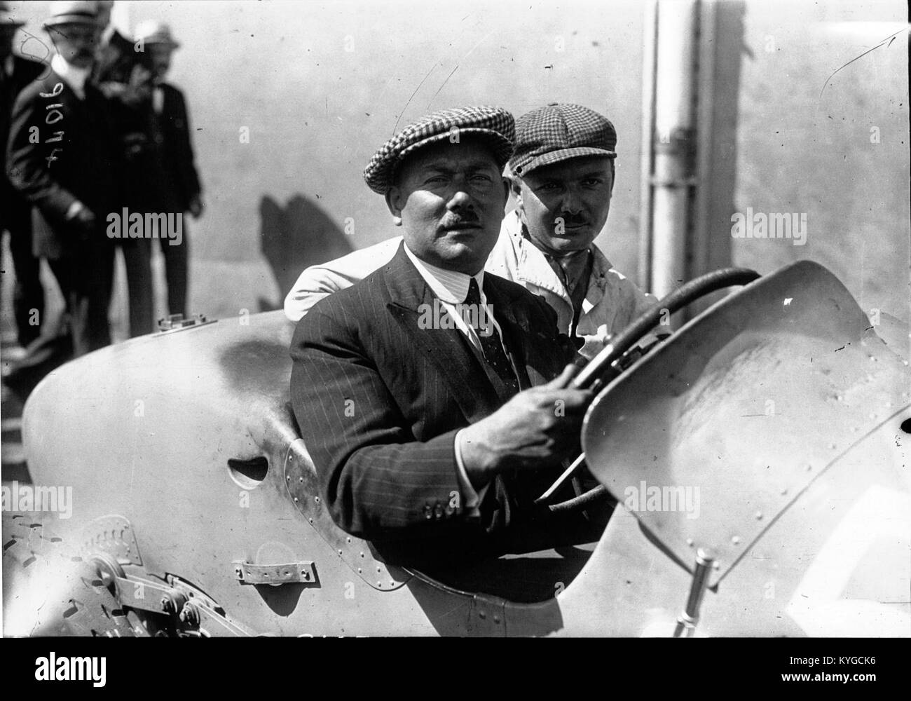 René Thomas beim Grand Prix von Frankreich 1921 (2) Stockfoto