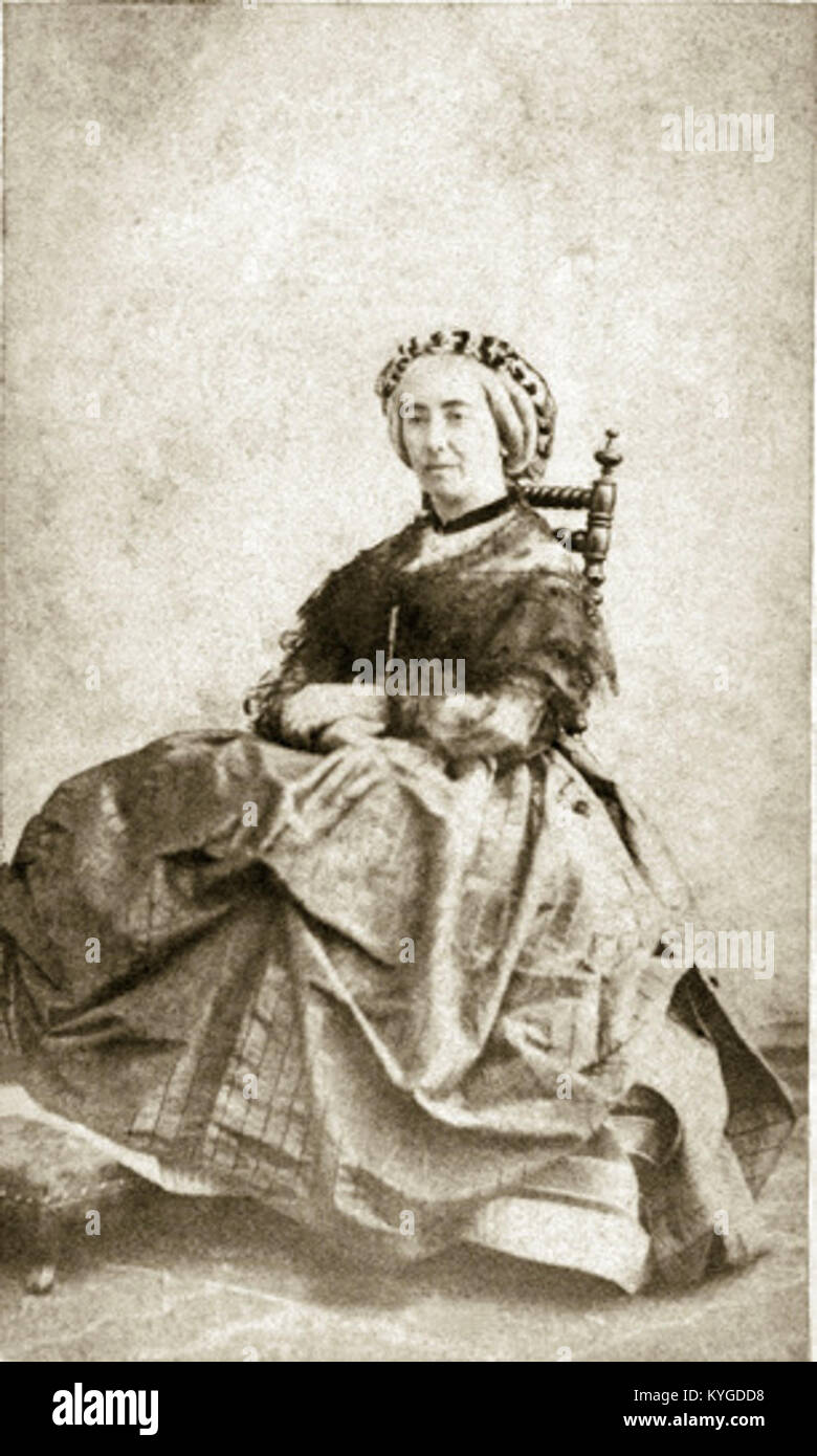 Da condessa, retrato de Barral e Pedra Branca, 1865 Stockfoto