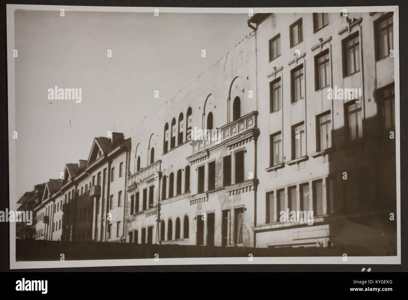 Riigiarhiivi Maneeži tänava hoone-Gebäude der Staatlichen Archive in Maneeži St. Tallinn, Estland 1943-1945 (10739590954) Stockfoto