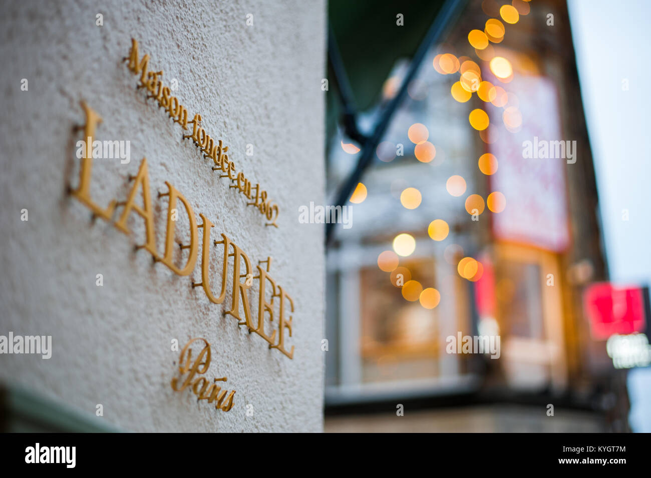 Shop Laduree in Luxemburg Stockfoto