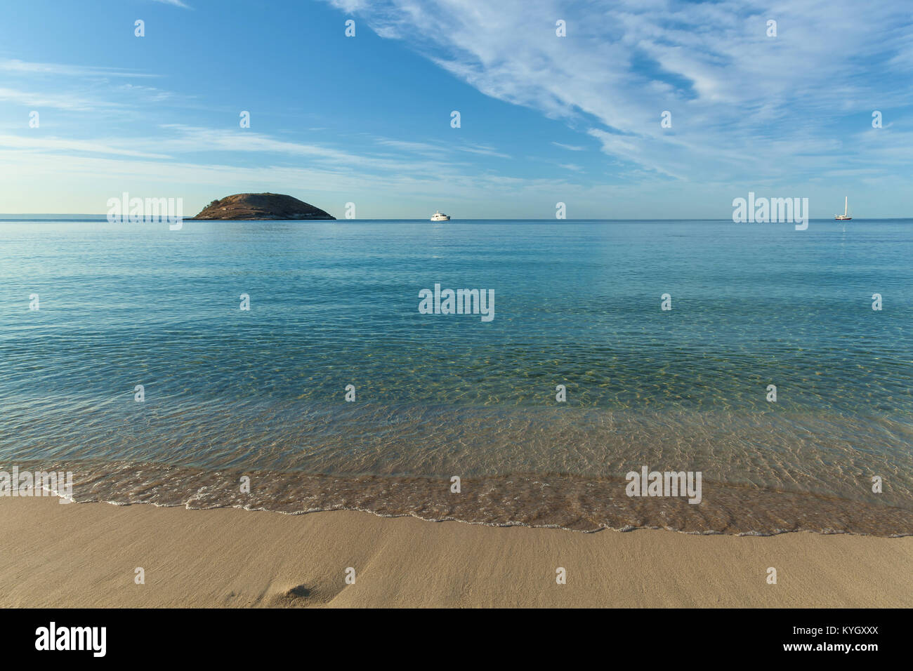 Palma de Mallorca, Spanien, Strand. Stockfoto