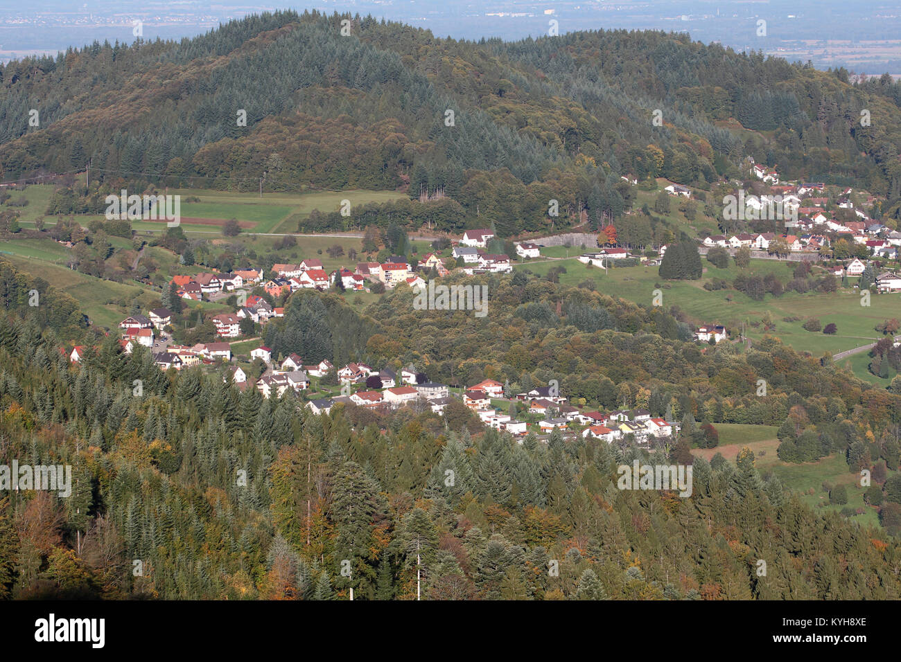 Berge in Baden-Württemberg, Deutschland Stockfoto