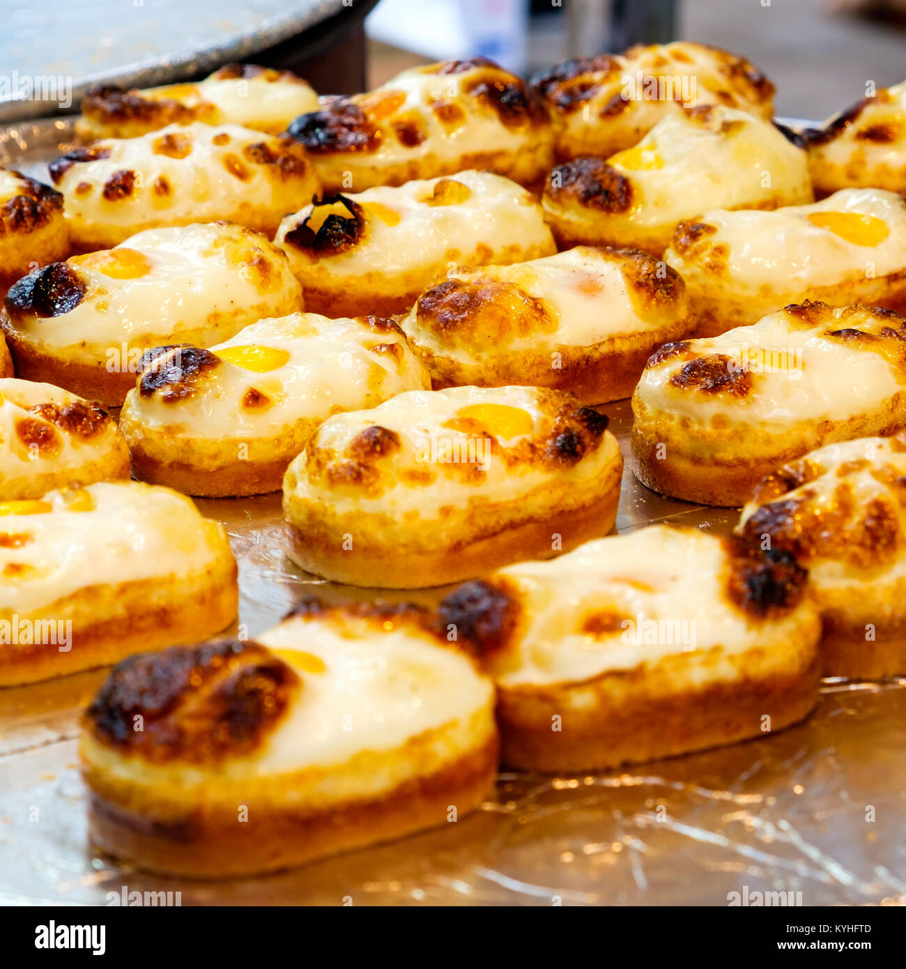 Ei, Brot (Gyeran-Bbang) Koreanische Street Food Stockfotografie - Alamy