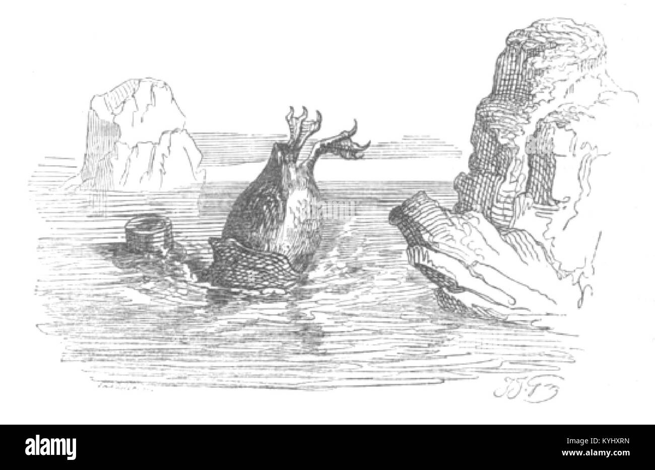 Der zweite Band von „Scènes de la vie privée et publique des animaux“ untersucht das Verhalten von Tieren, soziale Interaktionen und ihre Beziehungen zum Menschen und bietet detaillierte Beobachtungen des privaten und öffentlichen Tierlebens. Stockfoto