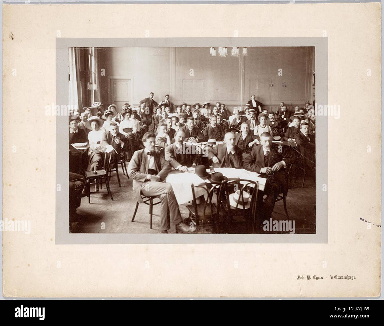 SDP, Congres (2), 1911, Rotterdam Stockfoto