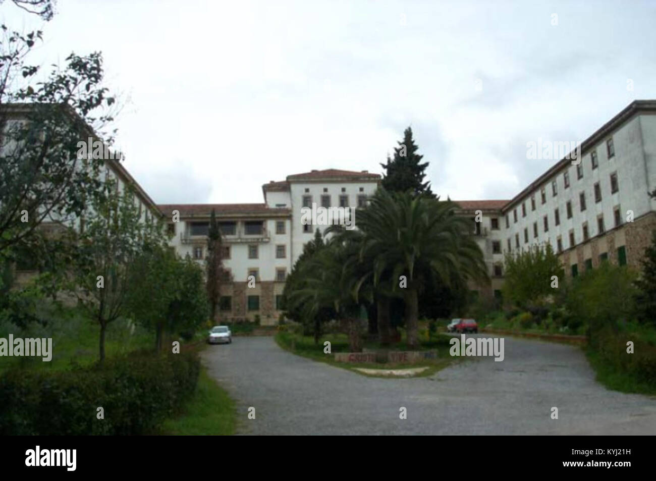 Das Seminario Diocesano Virgen de la Montaña ist ein Diözesanseminar in Spanien und dient als Bildungseinrichtung für die Ausbildung katholischer Geistlicher und die Erhaltung religiöser Architektur. Stockfoto