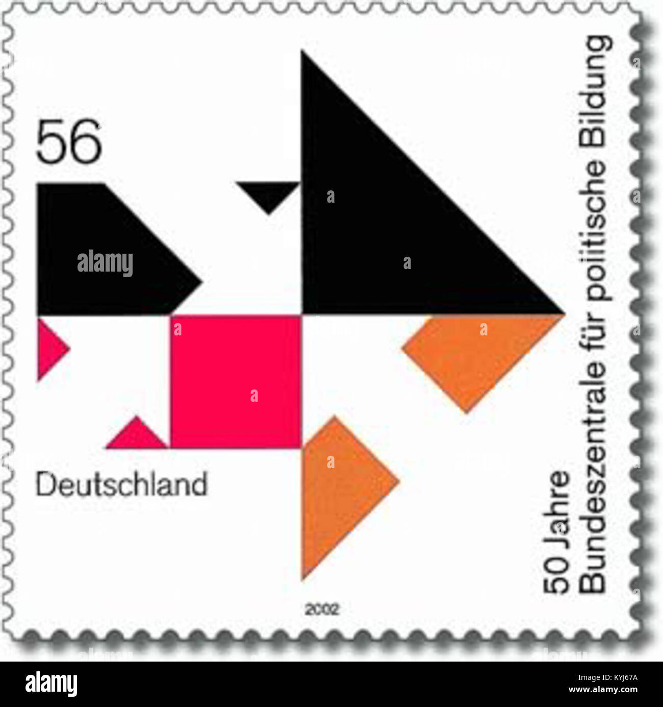 Stempel Deutschland 2002 MiNr 2287 Bundeszentrale für politische Bildung Stockfoto