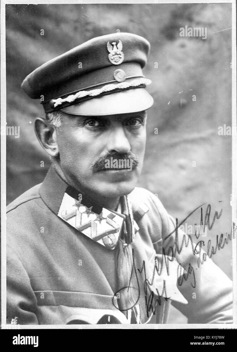 Stanisław Szeptycki war ein polnischer Militärkommandant, der die polnische Legionen führte und eine Schlüsselrolle bei den Unabhängigkeitsbemühungen Polens während des Ersten Weltkriegs spielte Stockfoto