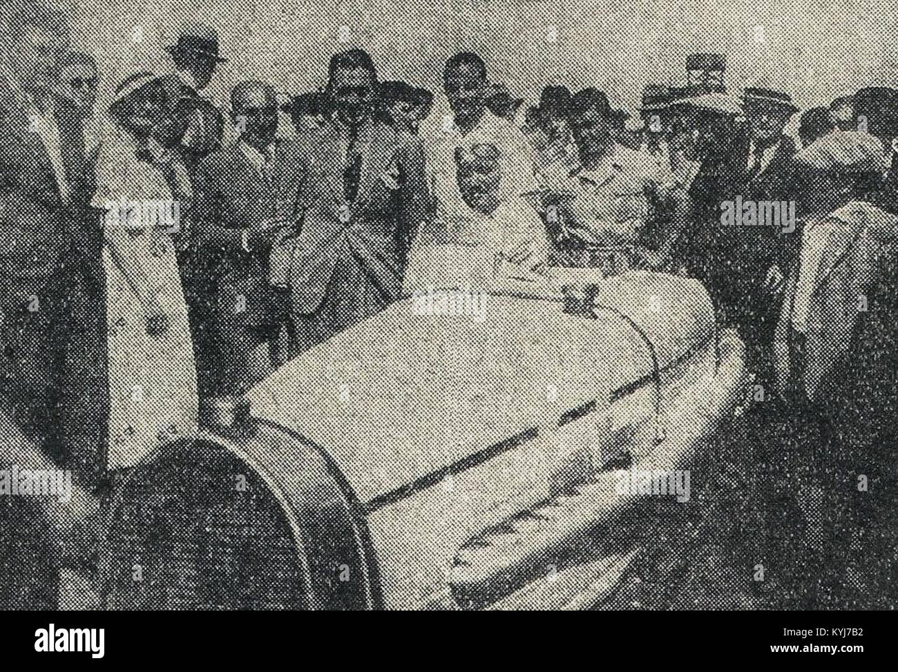 Stanislaw Czaykowski war ein polnischer Rennfahrer, der 1933 am Grand Prix de l’ACF teilnahm und an europäischen Motorsportveranstaltungen teilnahm. Stockfoto