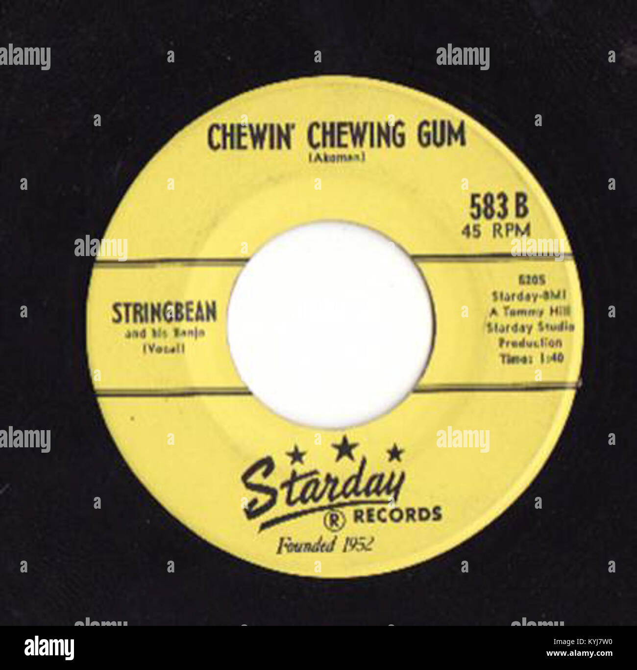 Starday 583 B-Chewin ' ChewingGum Stockfoto