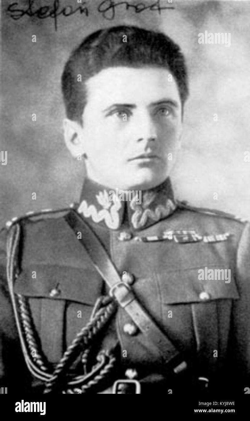 Stefan Rowecki, ein polnischer Militärführer, ist auf einer Fotografie aus dem Jahr 1926 dargestellt, die seine Rolle in der Militärgeschichte des frühen 20. Jahrhunderts repräsentiert. Stockfoto