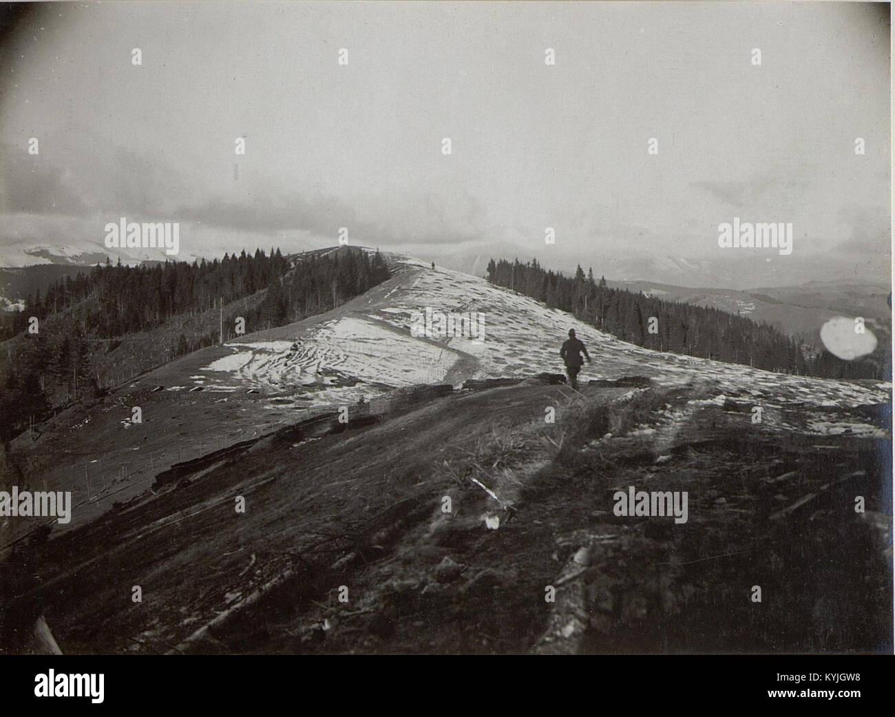 Foto des Sturmtrainingsbereiches der 10. Division in Deutschland mit militärischen Übungen und taktischen Übungen im Feldumfeld. Stockfoto