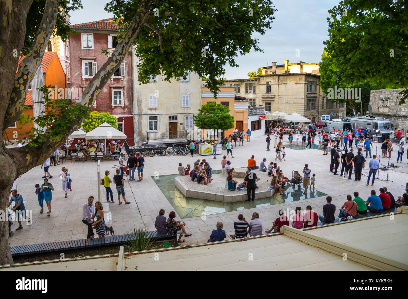 Sommer in Zadar Stockfoto