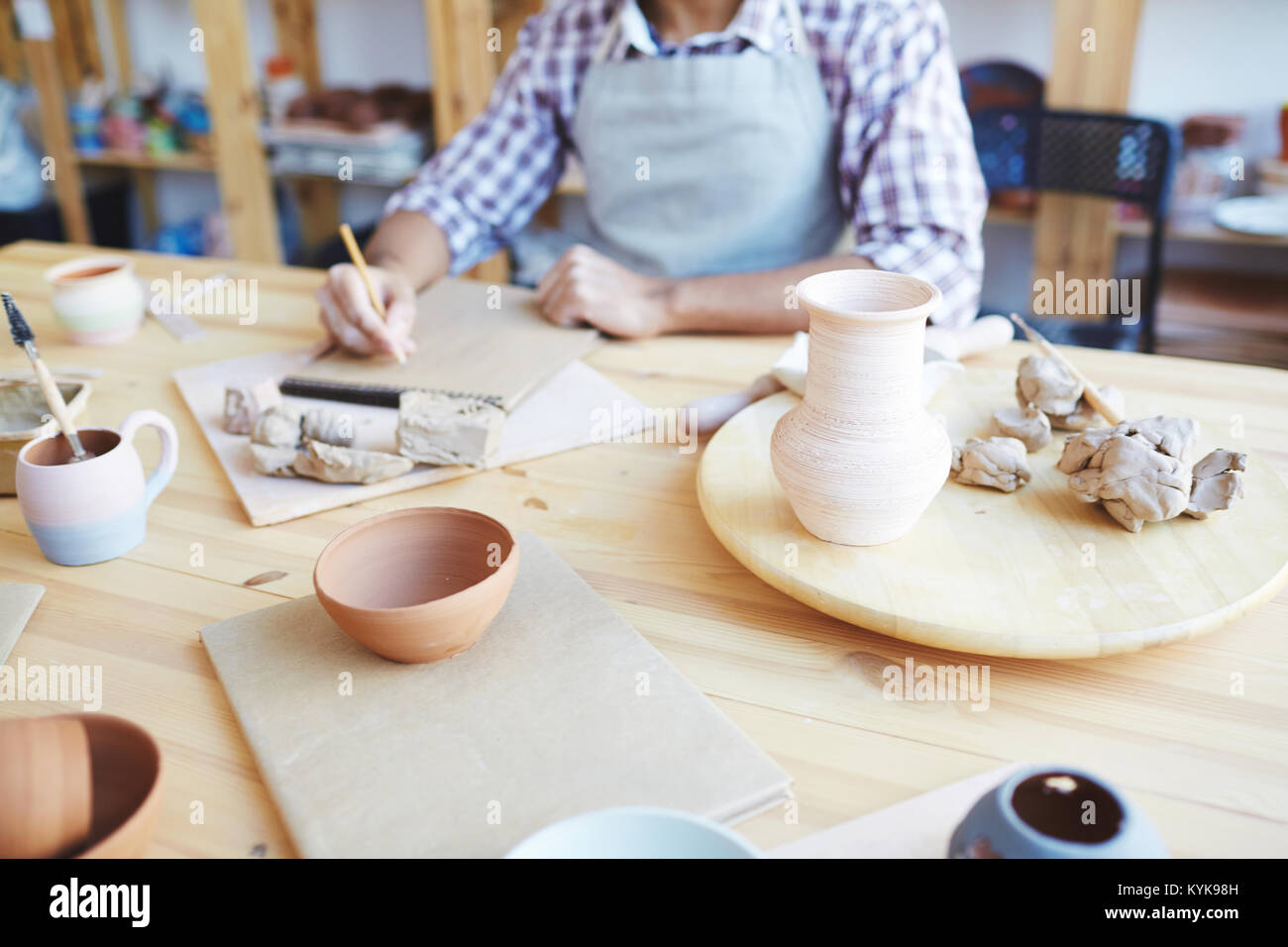 Ton Kreativität Stockfoto
