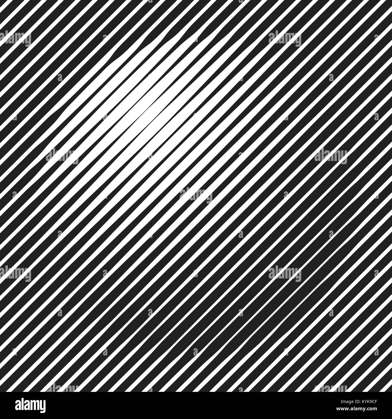 Positionen mit unterschiedlicher Breite und Form, die eine Kugel. Halbton Wirkung. Geeignet für Logo oder andere Design Stock Vektor