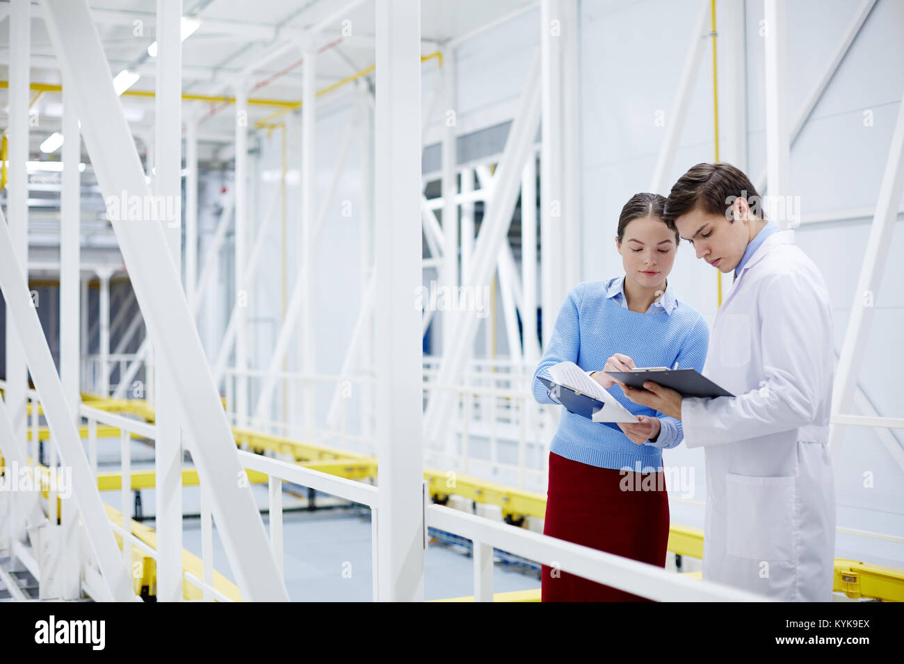 Die Angestellten des Bergbaus Farm Stockfoto
