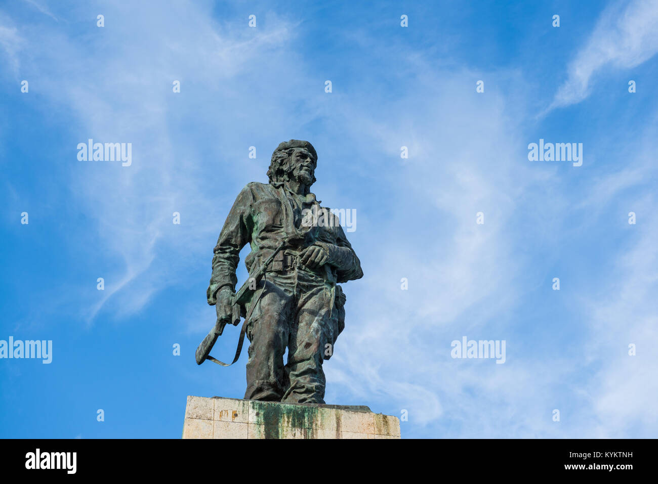 Plaza Che Guevara, Santa Clara, Kuba - November 26, 2015: Bronze Statue von Che Guevara, kubanischen National Monument, Ernesto Guevara skulpturale Komplex Stockfoto