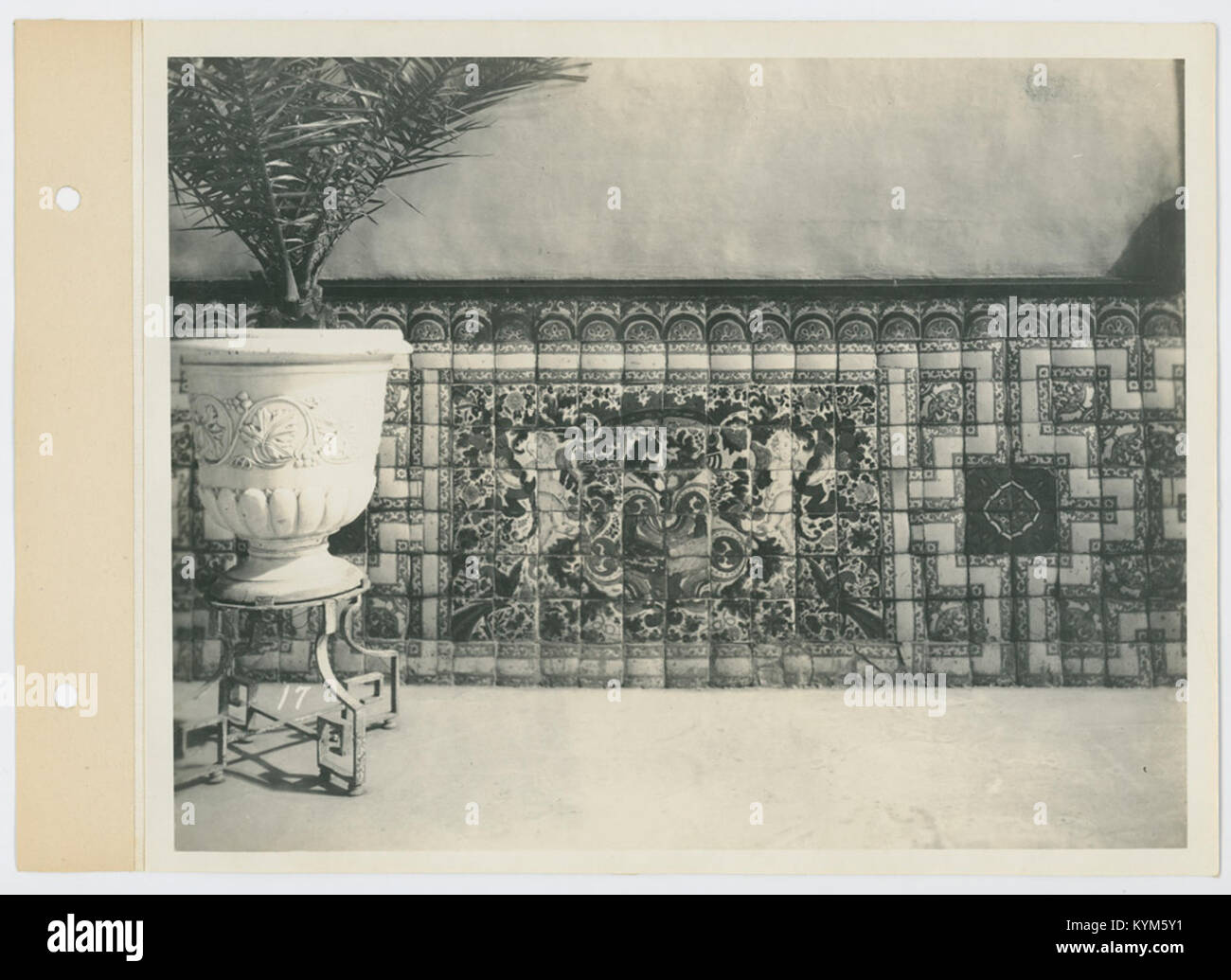 Ein Foto aus dem Jahr 1999, das architektonische Details in Mexiko festlegt, die das historische und kulturelle Erbe der Region widerspiegeln. Stockfoto