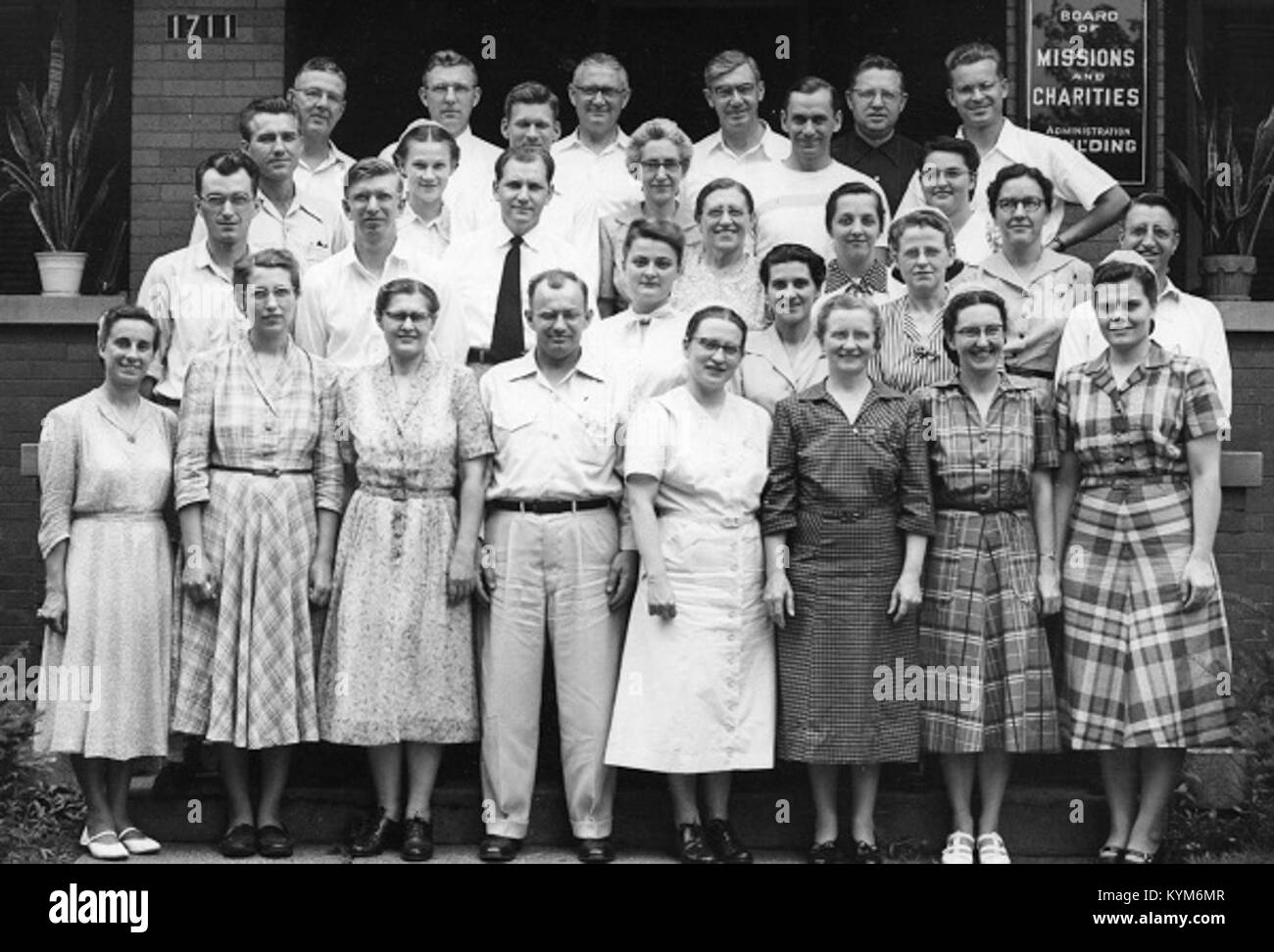 Gruppe missionarische Ausrichtung Konferenz 1952 Elkhart in 35486008483 o Stockfoto