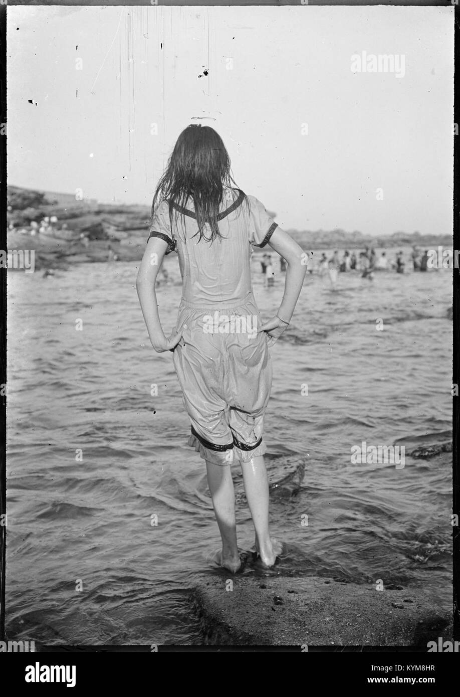 Eine Sammlung von Glasnegativen mit Bildern der Gegend von Sydney und Manly, die historische Ansichten dieser berühmten Orte in Australien darstellen. Stockfoto