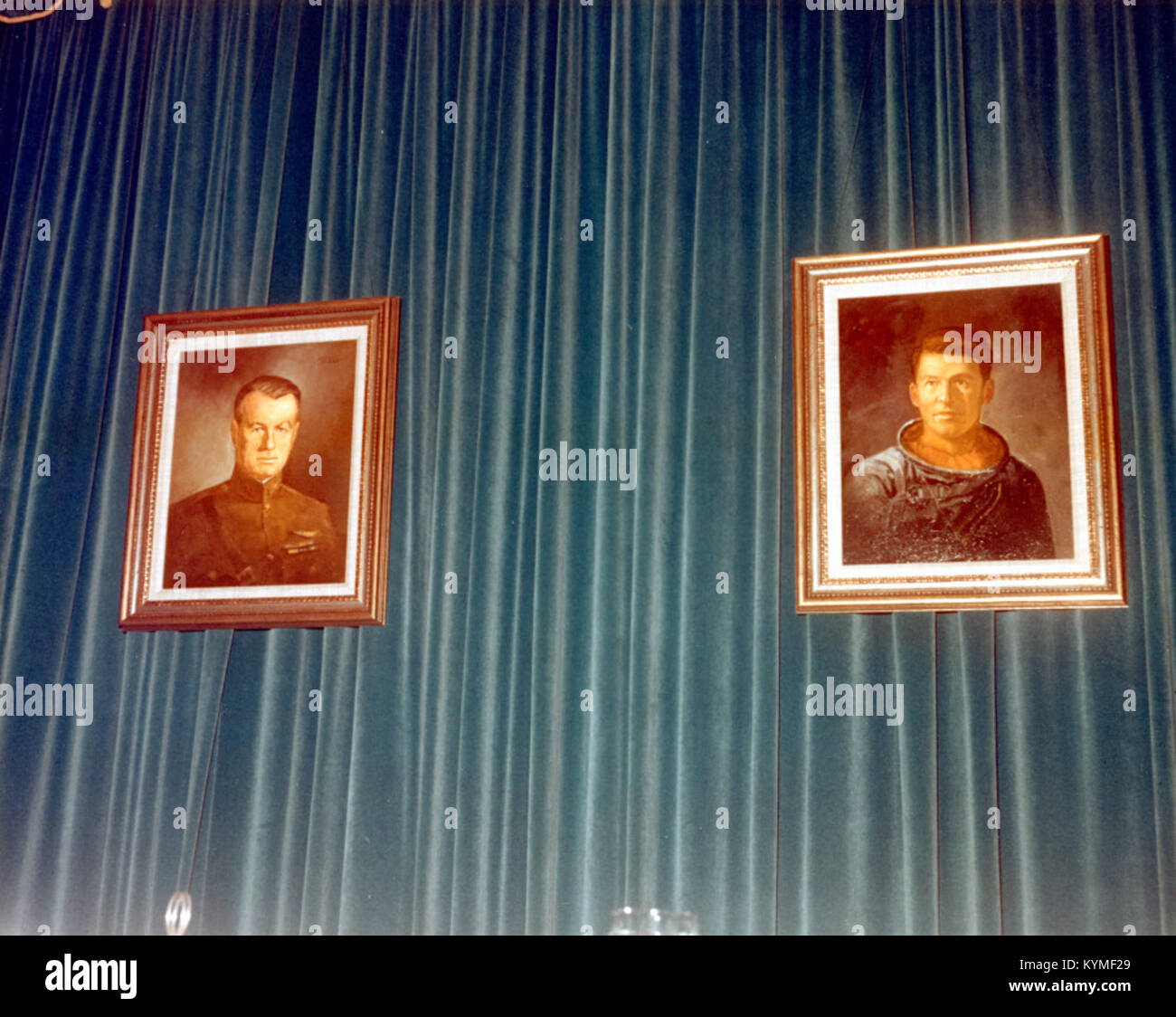 Bild aus der Wally Schirra Collection, Nummer 24292018968, mit dem Astronauten Walter M. Schirra Jr. während seiner NASA-Karriere. Stockfoto