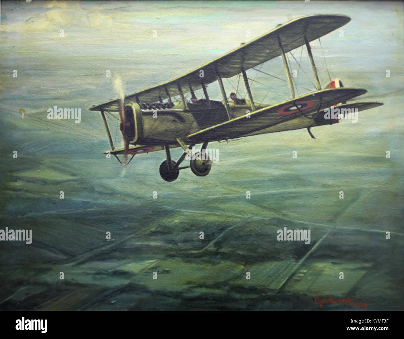 Kuratorisches Bild eines unbekannten Themas in einer Archivsammlung. Stockfoto