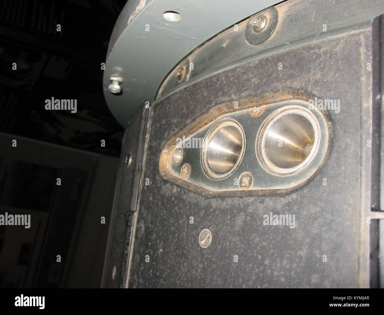 Dieses Bild ist mit Project Mercury assoziiert, dem ersten menschlichen Raumfahrtprogramm der Vereinigten Staaten. Es war entscheidend für die Erforschung des amerikanischen Weltraums in den ersten Jahren des Weltraums. Stockfoto