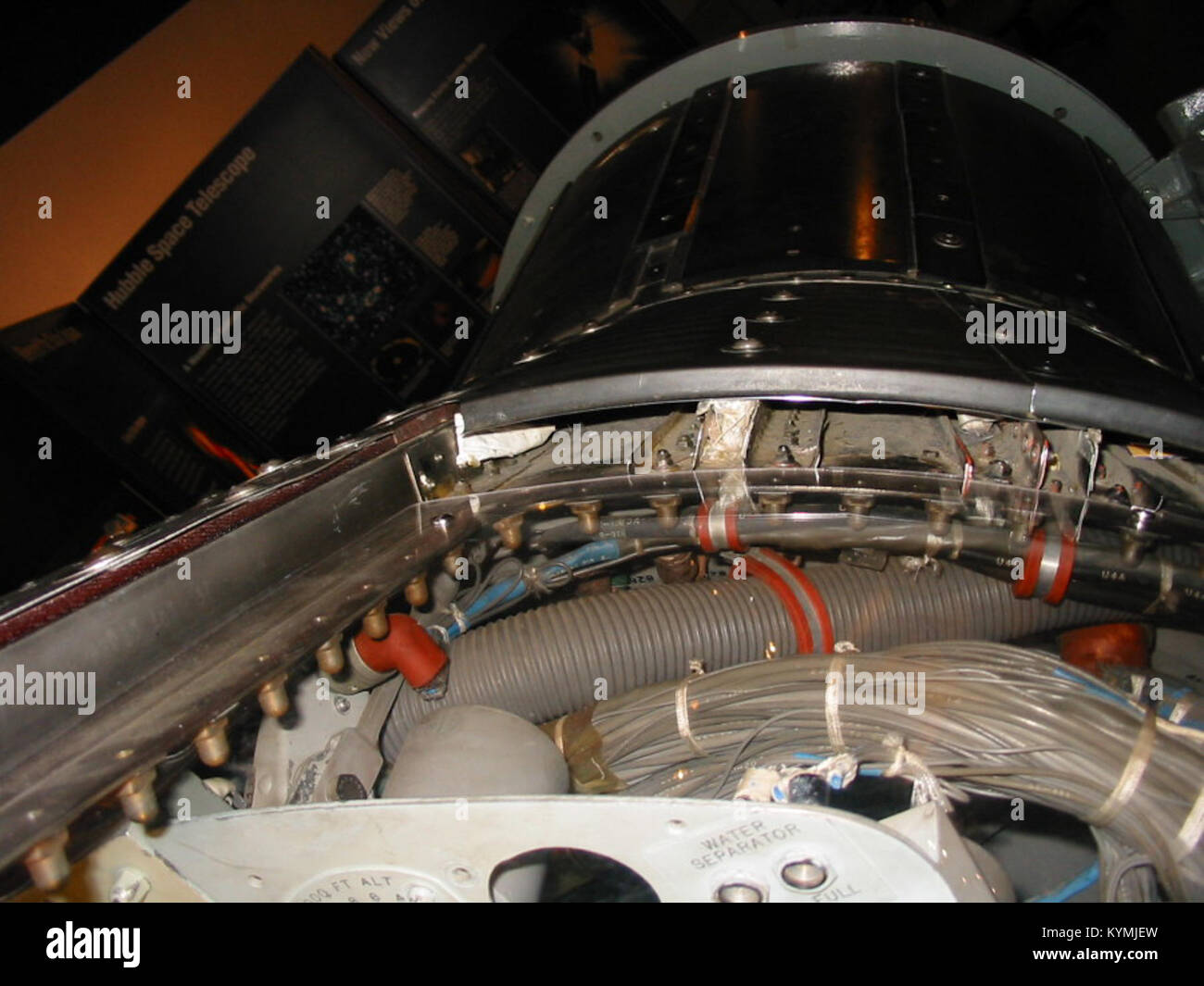 Dieses Bild stammt vom Projekt Mercury der NASA, dem ersten bemannten Raumflugprogramm der USA. Es erfasst wichtige Momente in den frühen Stadien der Weltraumforschung. Stockfoto