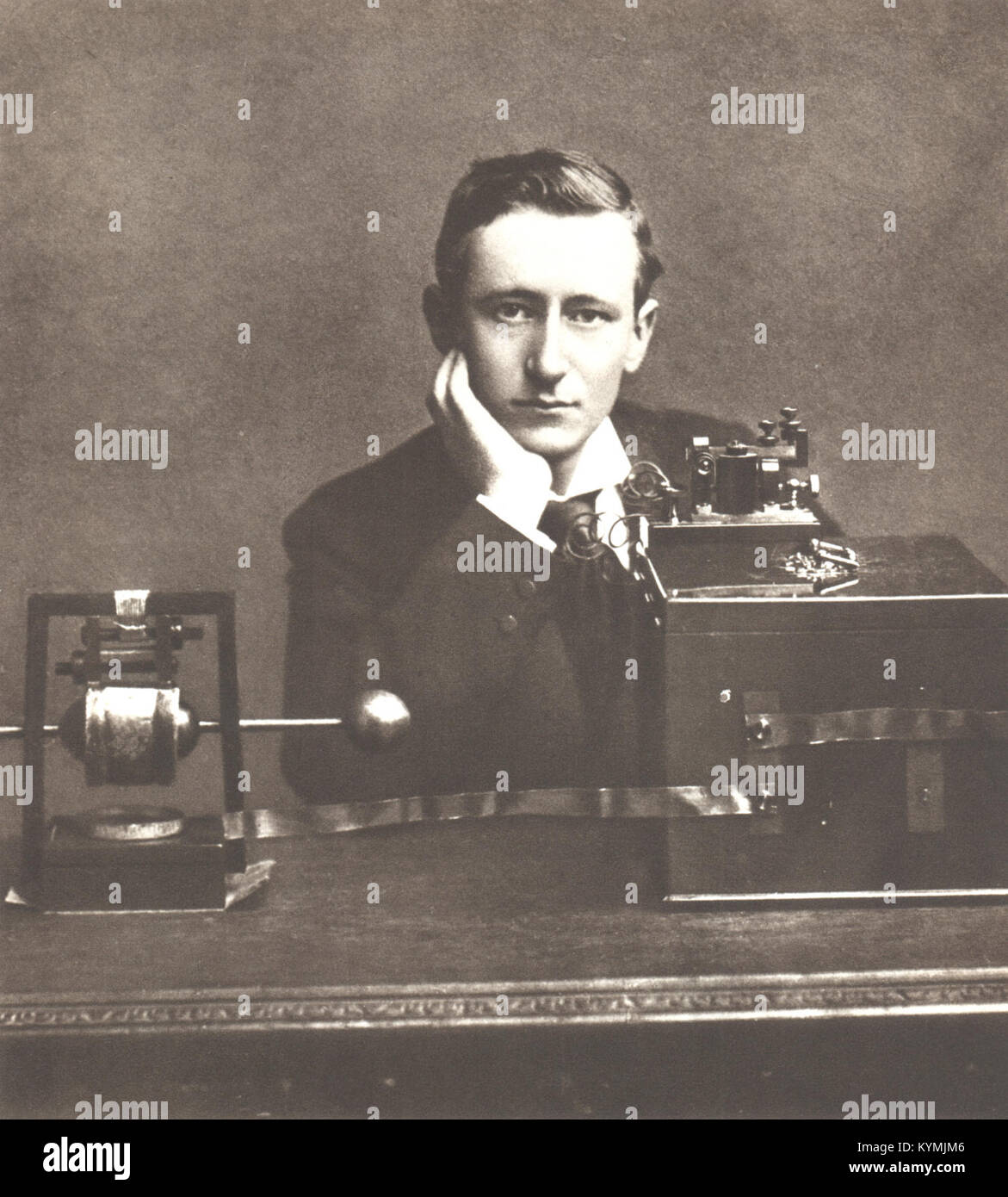 Portrait von Guglielmo Marconi (1874-1937), Ingenieur und Physiker 2551824648 o Stockfoto