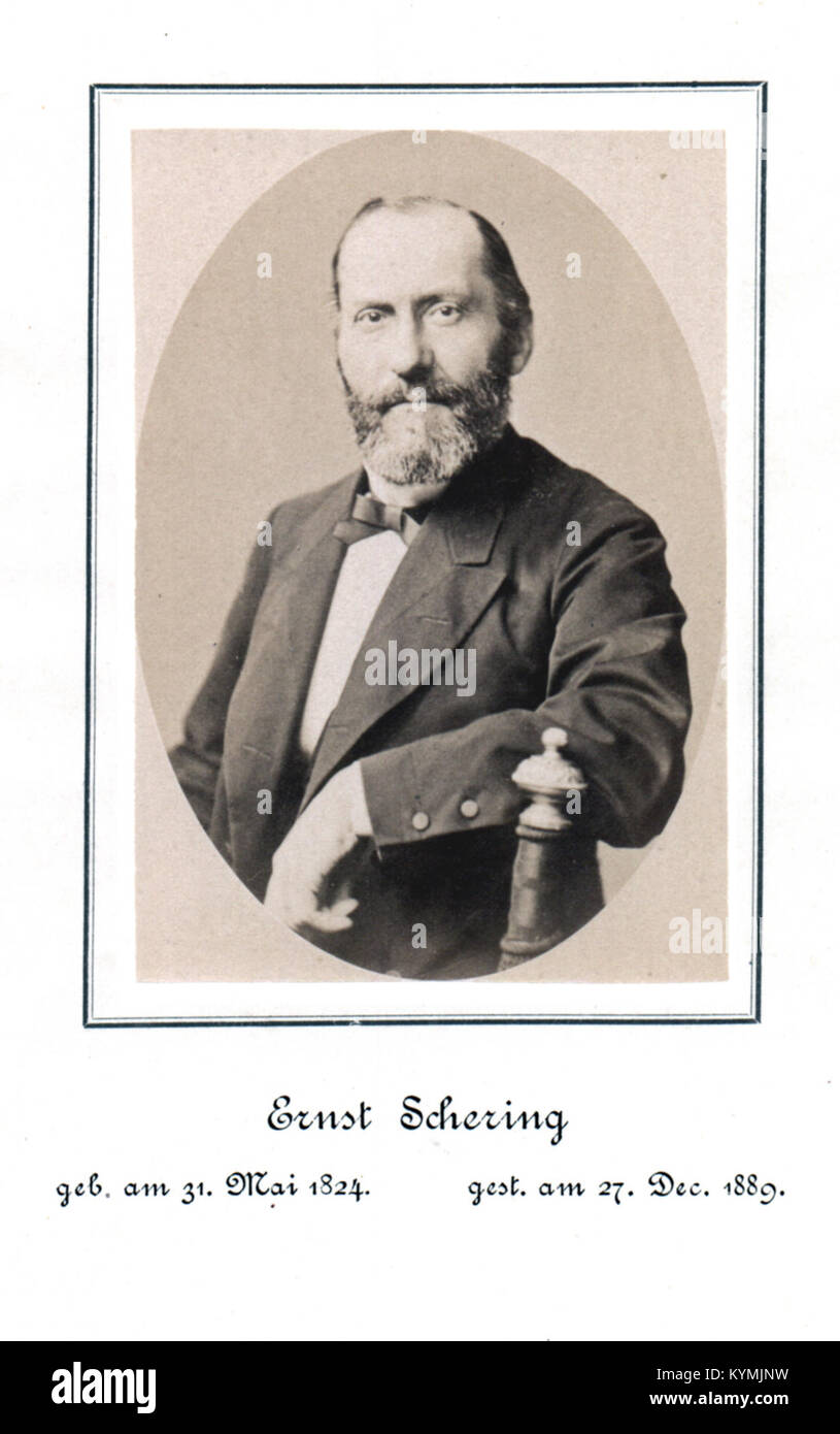Porträt von Ernst Christian Julius Schering (1824-1889), Mathematiker 2551906792 o Stockfoto