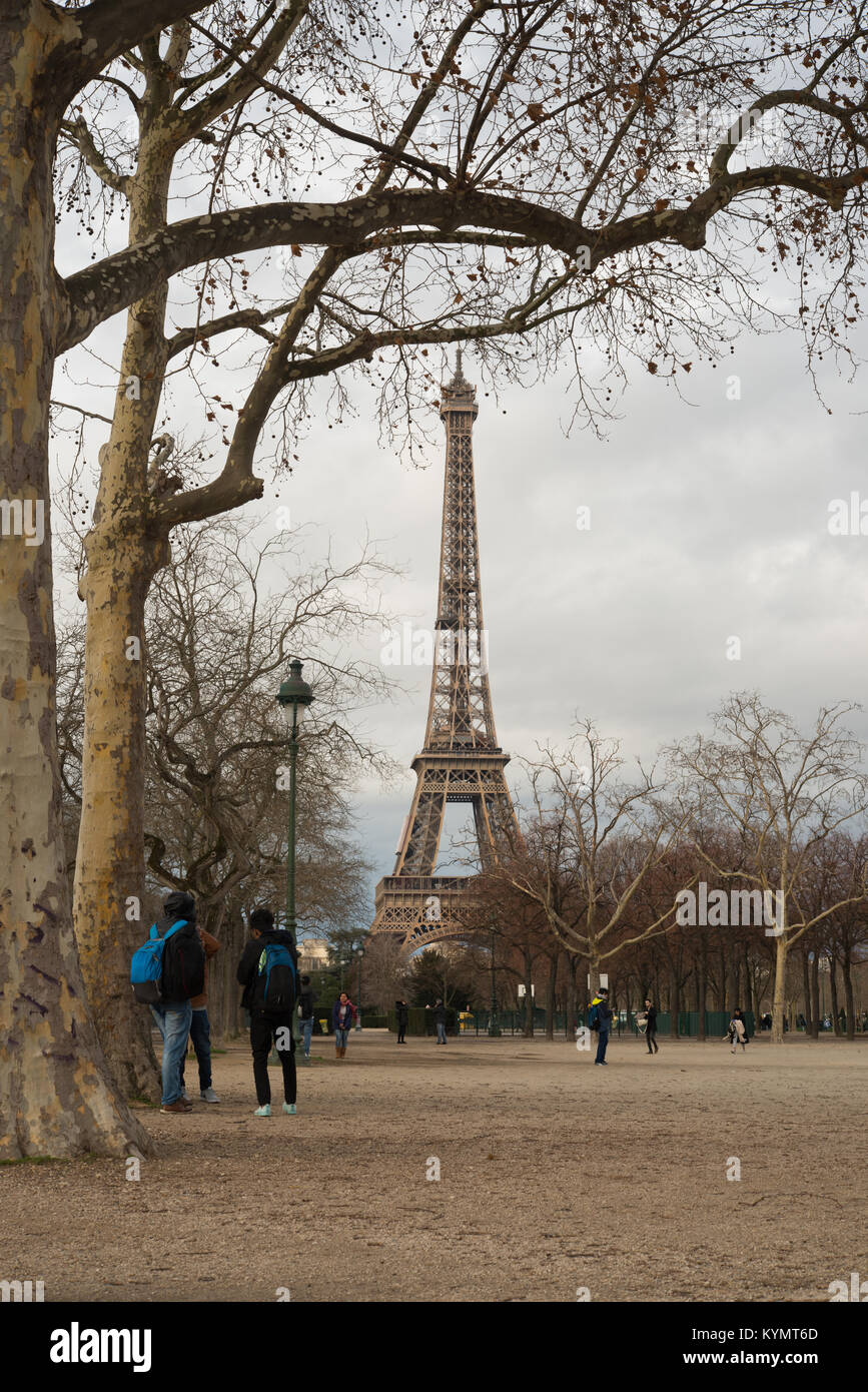 Tour Eiffel, Paris. Stockfoto