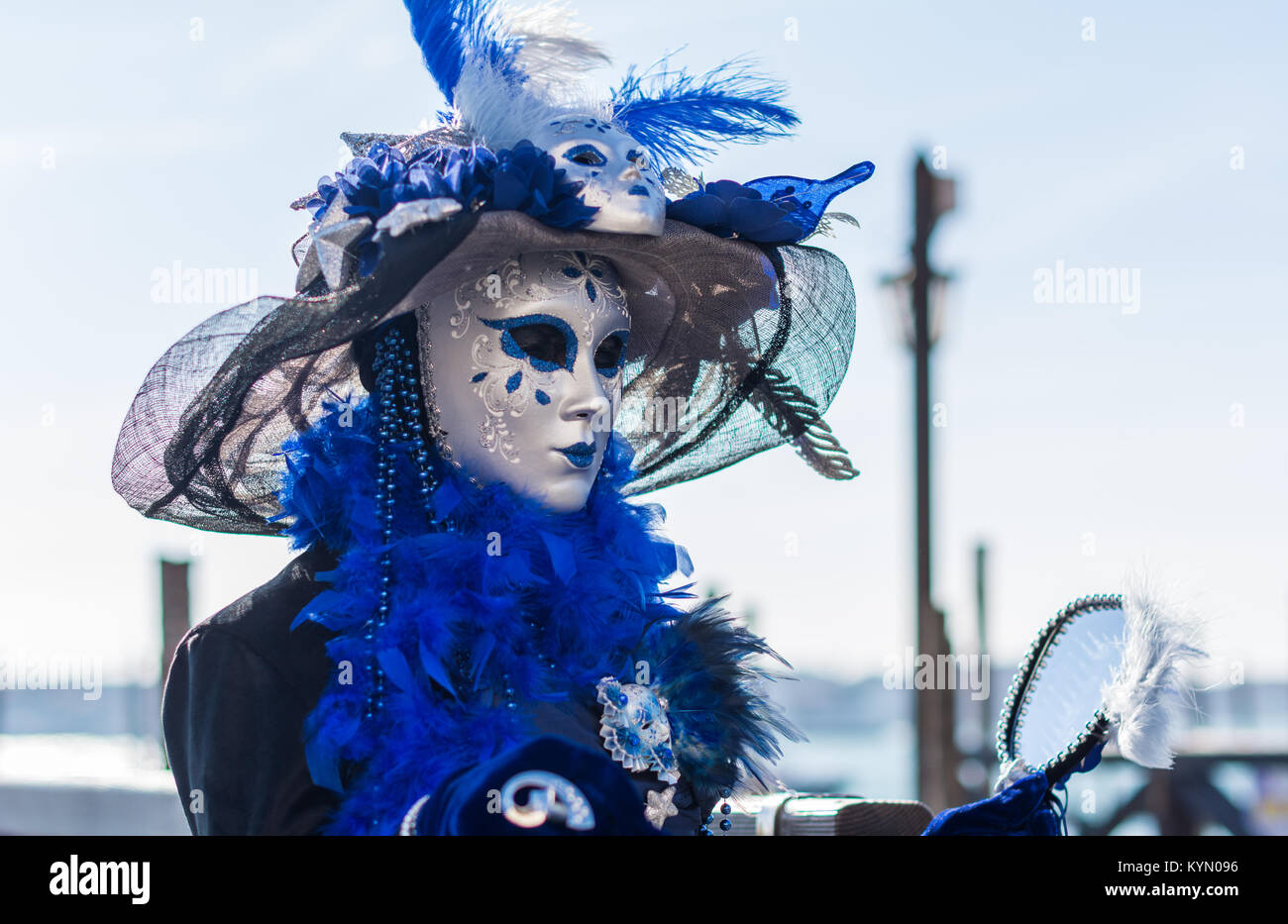 Typischen bunten Maske von der Karneval von Venedig Stockfoto