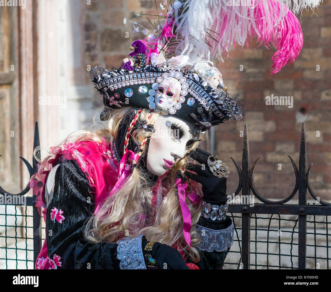 Typischen bunten Maske von der Karneval von Venedig Stockfoto