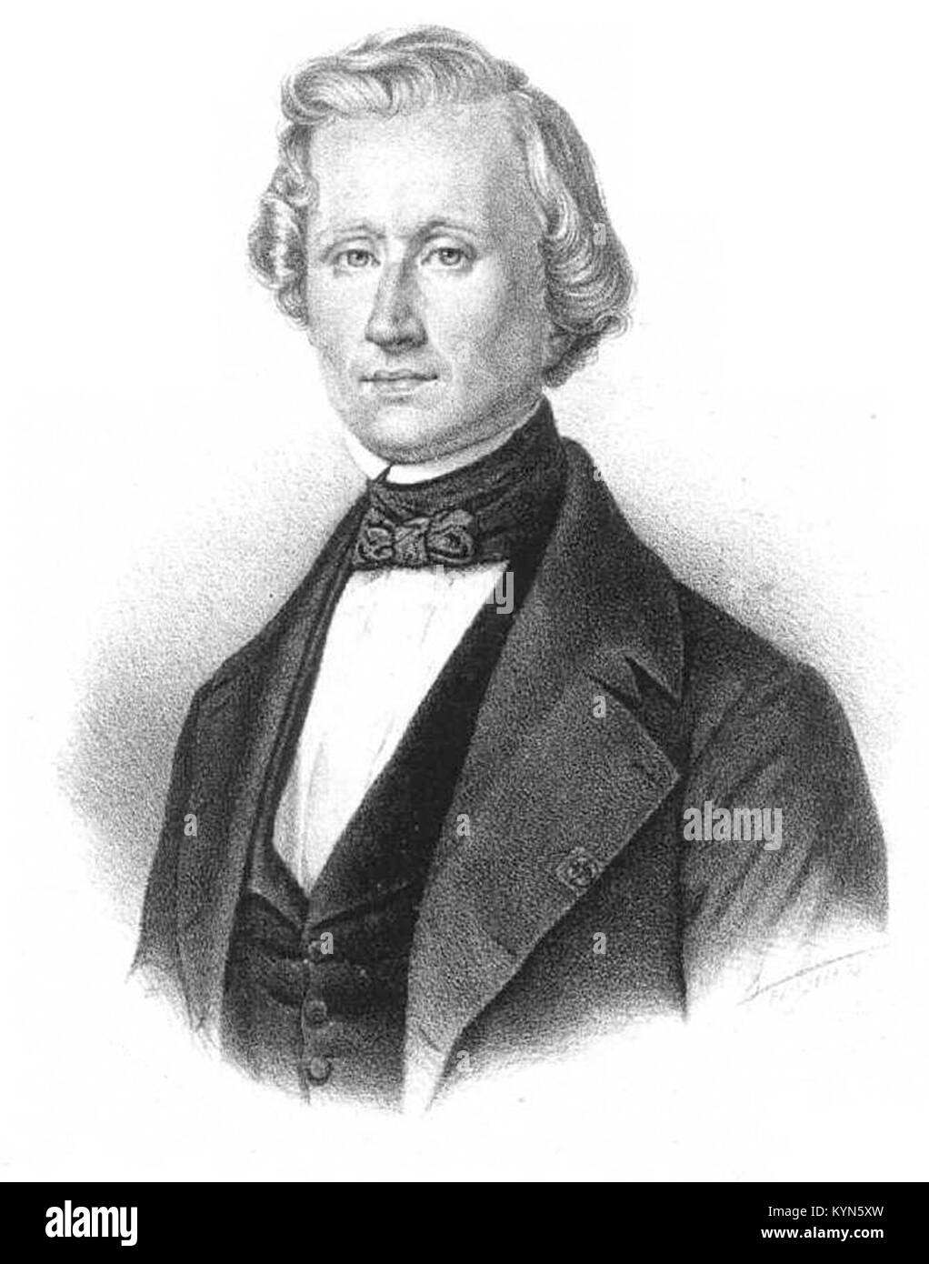 Urbain Le Verrier, Urbain Jean Joseph Le Verrier, französischer Mathematiker Stockfoto