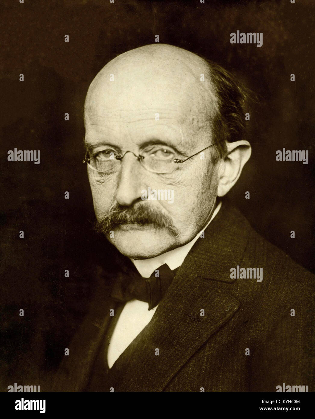 Max Karl Ernst Ludwig Planck, deutscher theoretischer Physiker, dessen Entdeckung von energiequanten gewann ihn der Nobelpreis für Physik 1918 Stockfoto