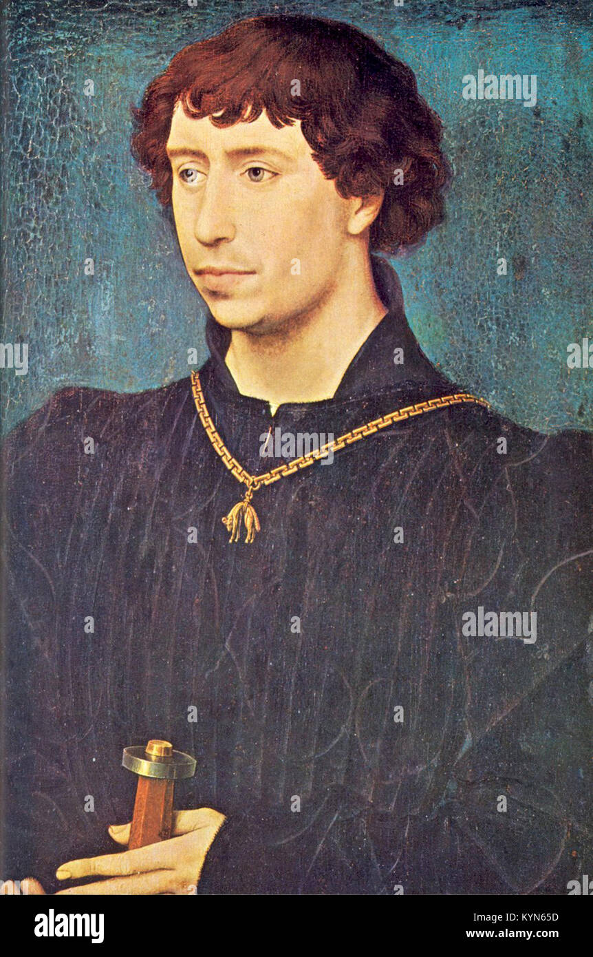 Karl der Kühne, Herzog von Burgund aus dem Hause Valois und ist manchmal auch bekannt als Charles der Hautausschlag Stockfoto