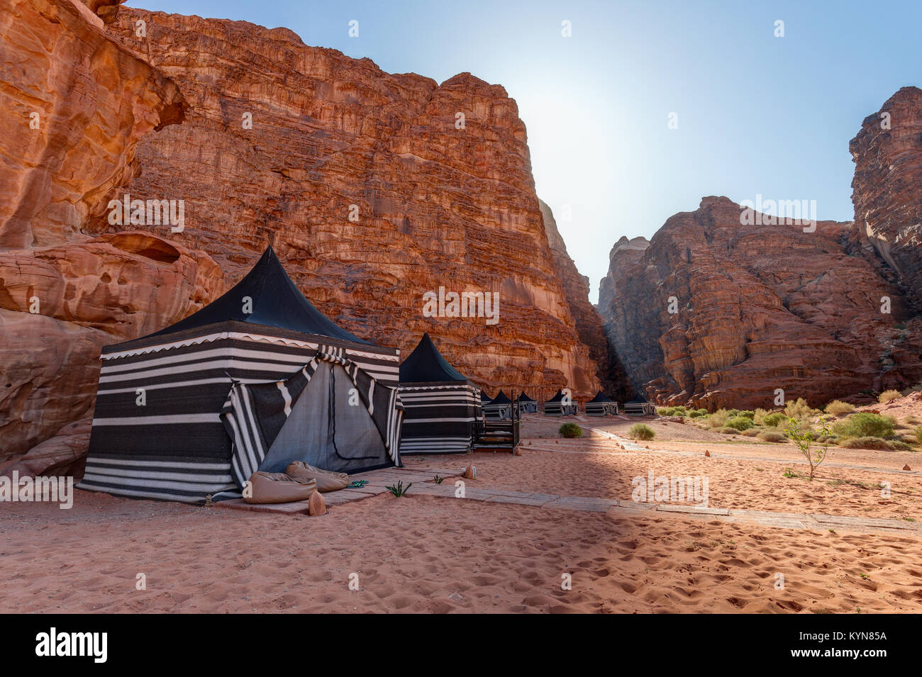 Luxus Camp Wadi Rum, Wadi Rum, Jordanien Stockfoto