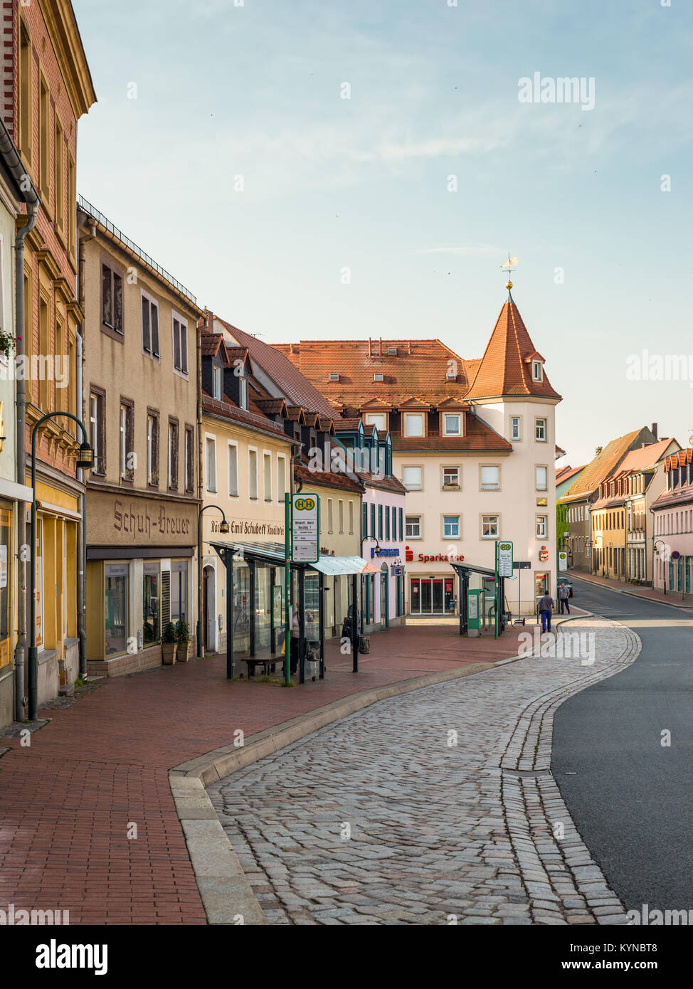 Kurort Hartha, Deutschland 30. Mai 2016 Blick auf die Straße mit