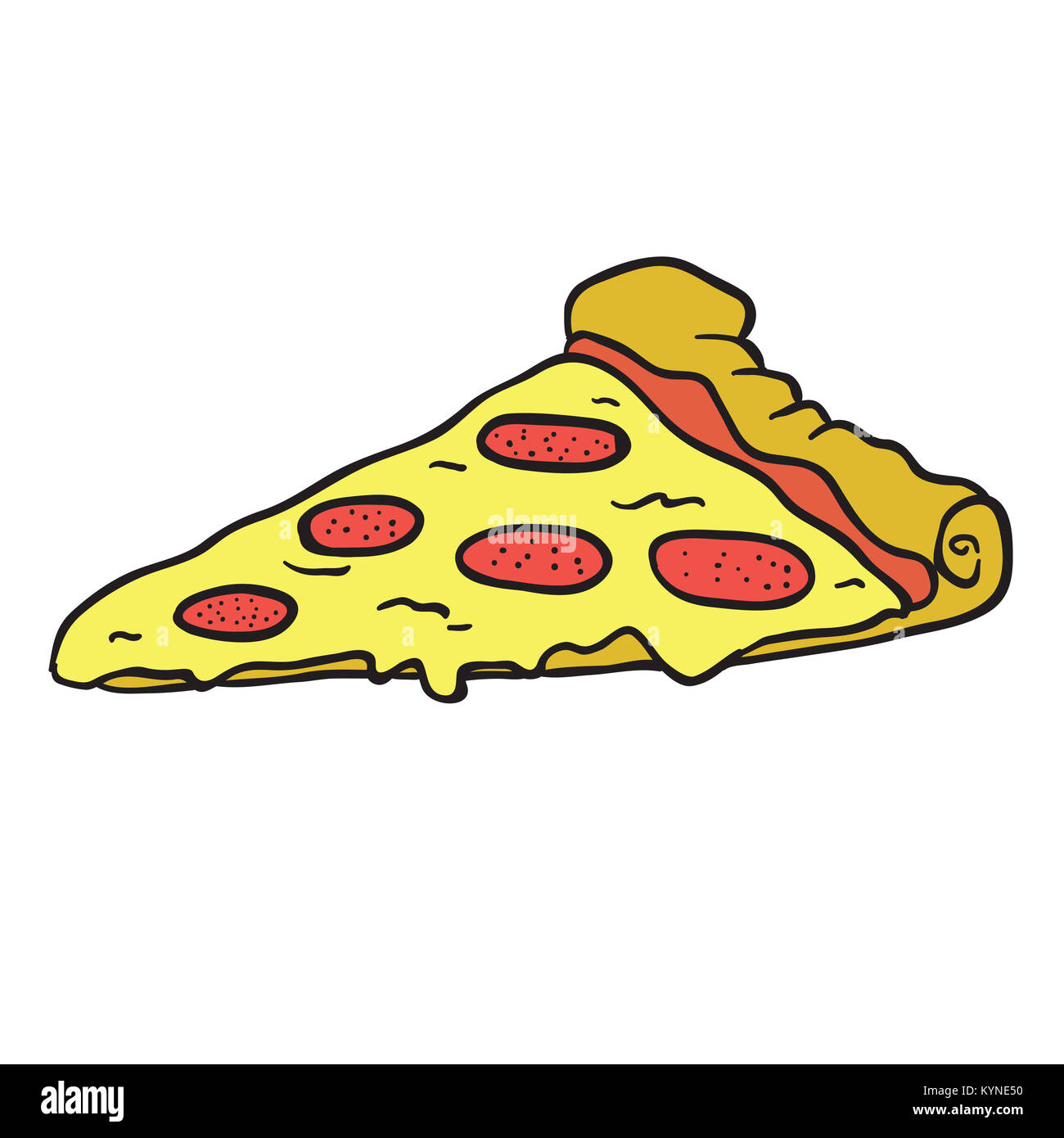 Pizza Cartoon Stockfotos & Pizza Cartoon Bilder Alamy