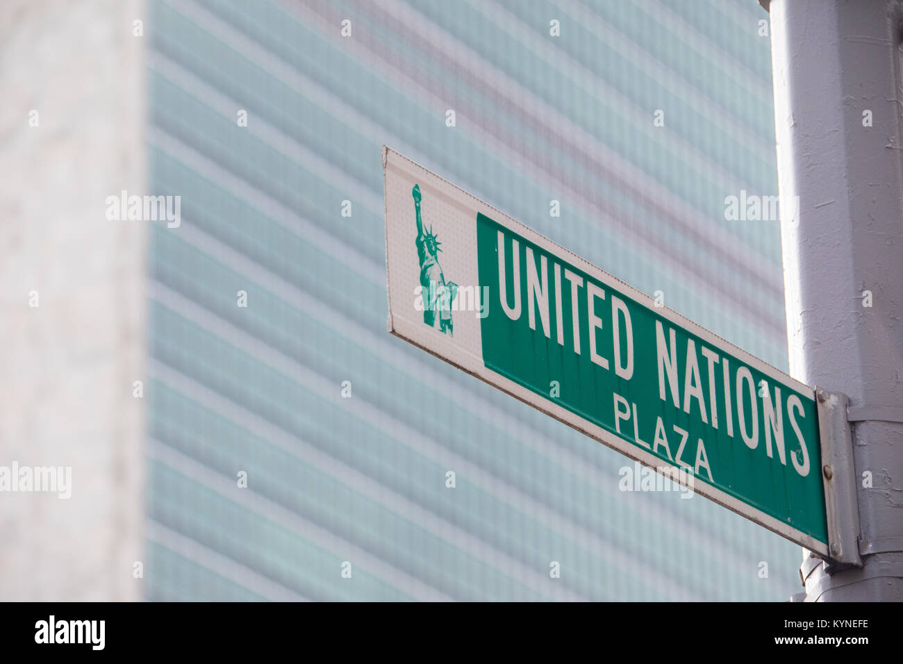 Gebäude der Vereinten Nationen, Manhattan, New York City, USA Stockfoto