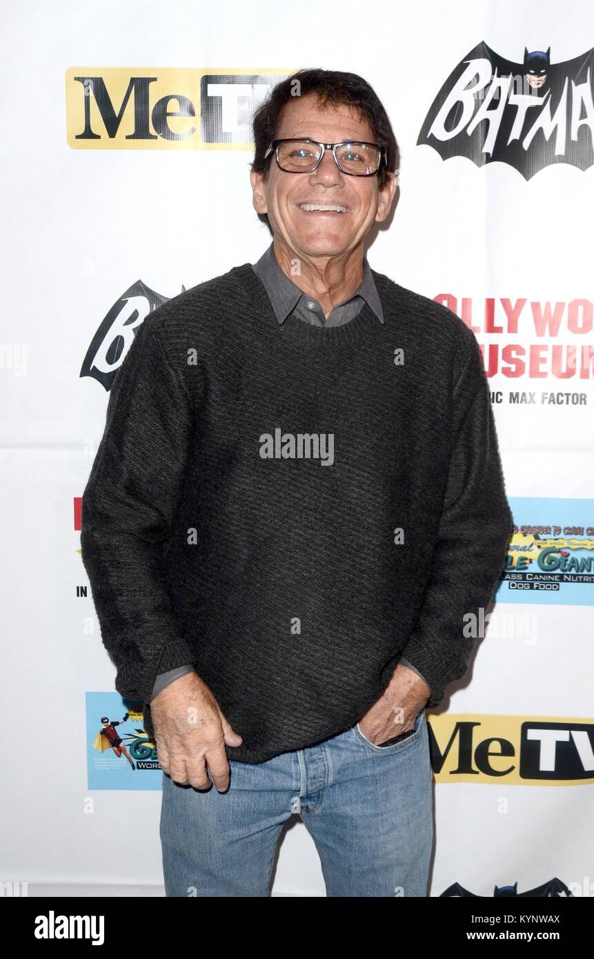 Los Angeles, CA, USA. 10 Jan, 2018. Anson Williams in der ankunftshalle Für BATMAN '66 retrospektive Ausstellung Eröffnung, die Hollywood Museum, Los Angeles, CA 10. Januar 2018. Credit: Priscilla Grant/Everett Collection/Alamy leben Nachrichten Stockfoto