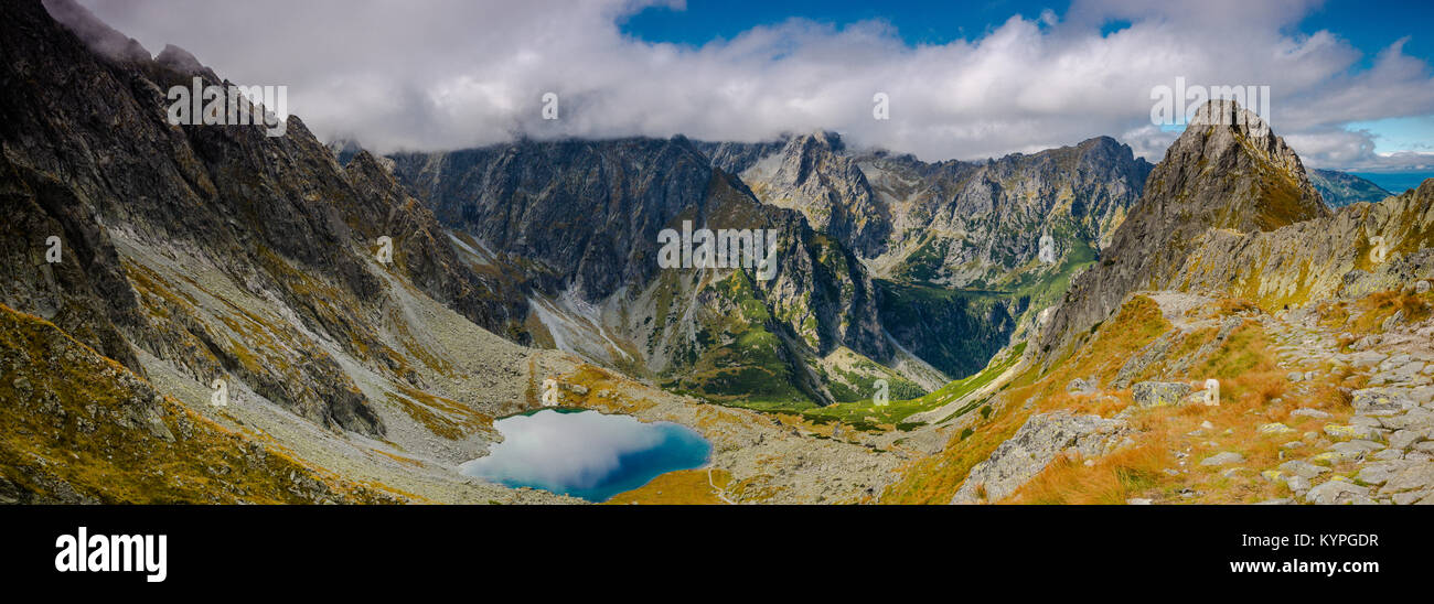 Tatra - Slowakei Bielovodská dolina Stockfoto