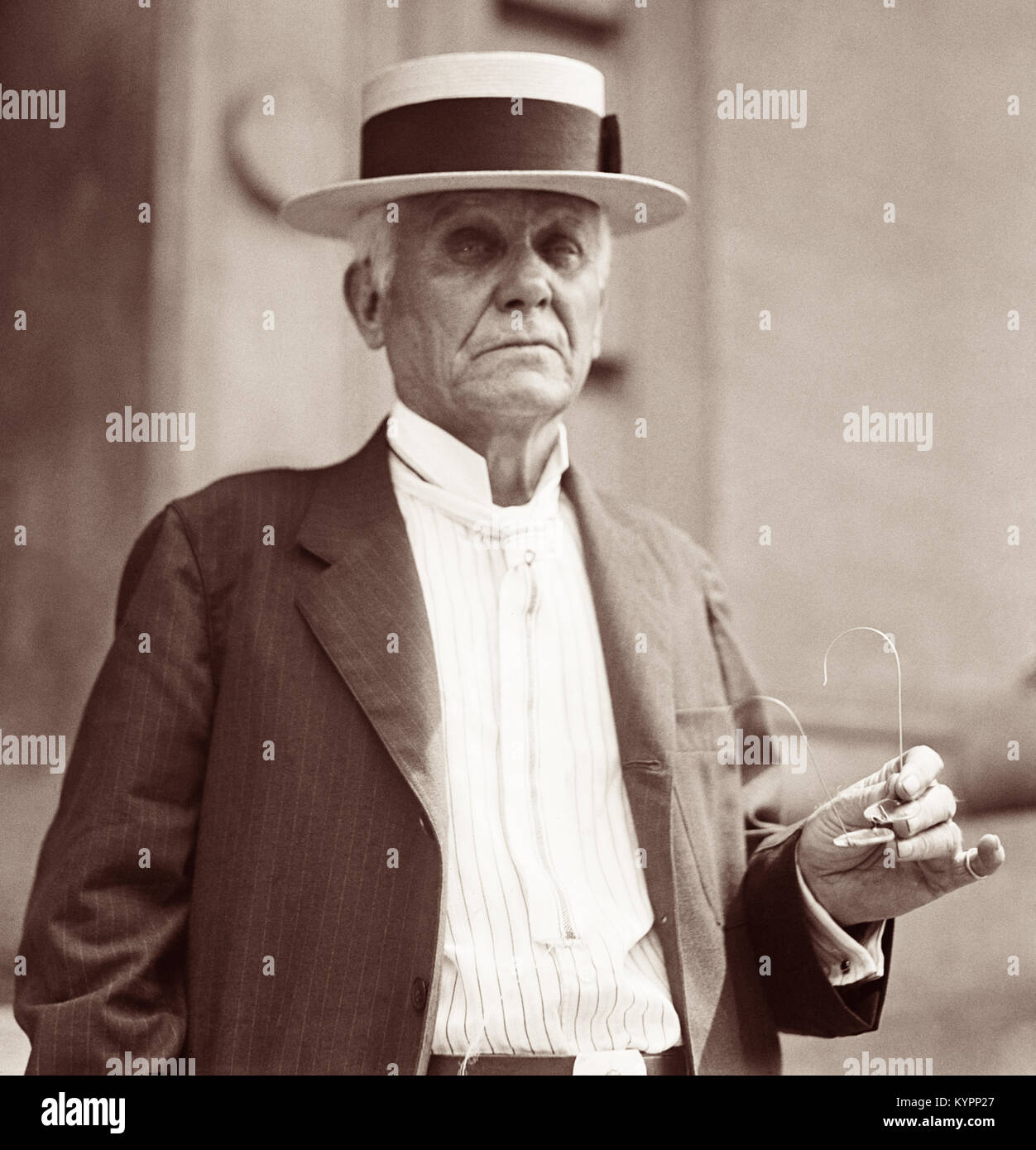 Asa Griggs Candler (1851-1929), Coca-Cola Company Gründer, auf einem Foto von 1923. (USA) Stockfoto