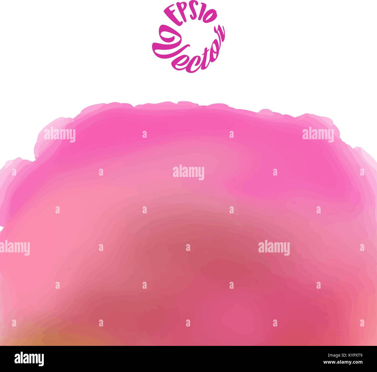 Schöne rosa Aquarell Hintergrund für die Dekoration. Hand gezeichnet vector Wallpaper. Stock Vektor