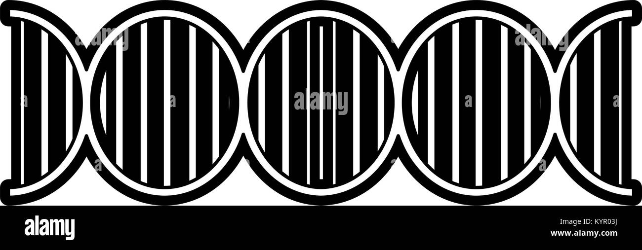 Menschliche DNA-symbol Stock Vektor