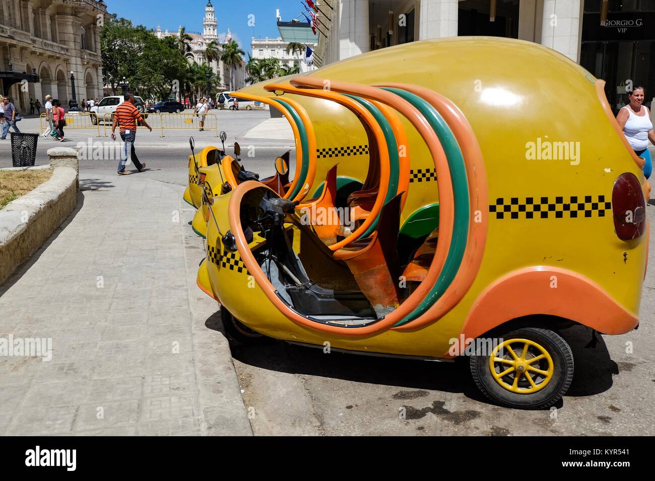 Straßen von Havanna, der Hauptstadt von Kuba Stockfoto